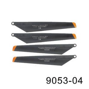 Shuang Ma 9053 SM 9053 RC helicopter spare parts todayrc toys listing main blades (2x upper + 2x lower)