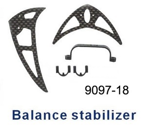 Double Horse 9097 DH 9097 RC helicopter spare parts todayrc toys listing tail decorative set