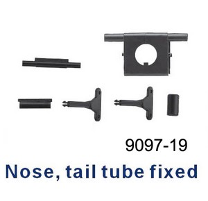 Double Horse 9097 DH 9097 RC helicopter spare parts todayrc toys listing Nose tail tube fixed