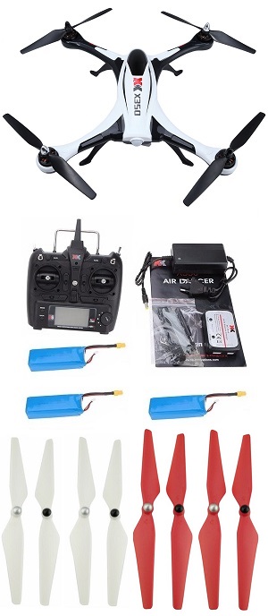 Hot Deal XK Stunt X350 Air Dancer Drone with 3 battery and 2sets upgrade blades RTF
