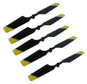 Double Horse 9101 DH 9101 RC helicopter spare parts todayrc toys listing tail blade (Yellow) 5 pcs