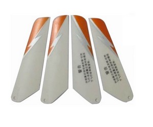 Shuang Ma 9098 9102 SM 9098 9102 RC helicopter spare parts todayrc toys listing main blades (Orange)