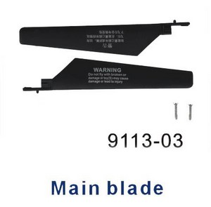 Shuang Ma 9113 SM 9113 RC helicopter spare parts todayrc toys listing main blades