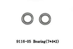 Shuang Ma 9116 SM 9116 RC helicopter spare parts todayrc toys listing bearing 2 PCS