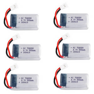 Wltoys XK A100 RC Airplanes Helicopter spare parts todayrc toys listing battery 3.7V 300mAh 6pcs