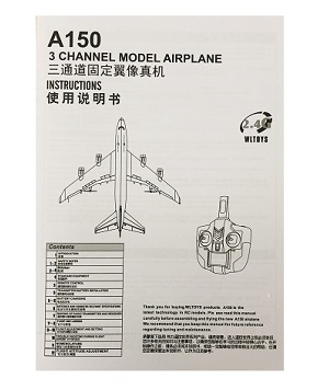 Wltoys XK A150 RC Airplanes Helicopter spare parts todayrc toys listing English manual instruction book