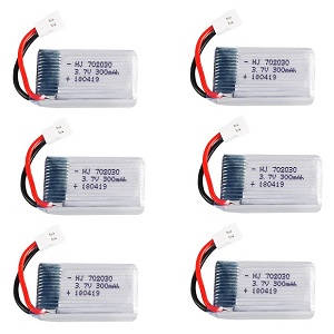 Wltoys XK A200 RC Airplanes Helicopter spare parts todayrc toys listing 3.7V 300mAh battery 6pcs