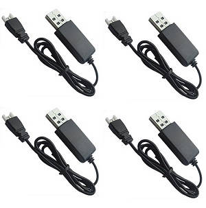 Wltoys XK A200 RC Airplanes Helicopter spare parts todayrc toys listing USB charger wire 4pcs
