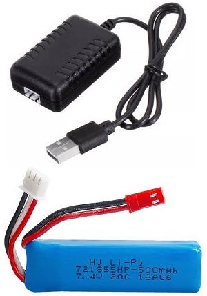 *** Today's deal *** 7.4V 500mAh battery + USB charger wire