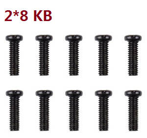 Wltoys A252 RC Car spare parts todayrc toys listing A202-15 cross tapping screw M2*8KB