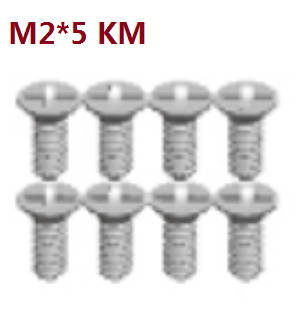 Wltoys A212 RC Car spare parts todayrc toys listing A202-19 cross head machine screws M2*5KB