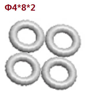 Wltoys A252 RC Car spare parts todayrc toys listing A202-22 axis O ring 4*8*2