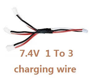 Wltoys A222 RC Car spare parts todayrc toys listing 1 to 3 charger wire 7.V