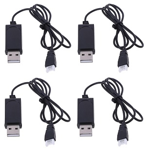 Wltoys XK A250 RC Airplanes Aircraft spare parts USB charger wire 4pcs