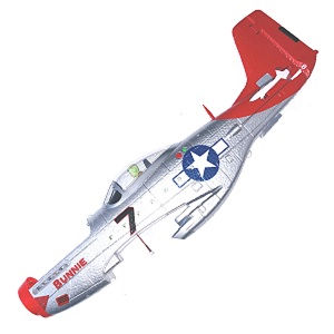 Wltoys XK A280 P-51 Mustang RC Airplanes Aircraft spare parts main foam body (Assembled)