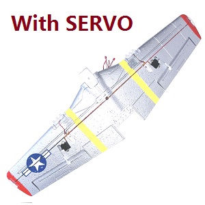 Wltoys XK A280 P-51 Mustang RC Airplanes Aircraft spare parts main wing with SERVO (Assembled)