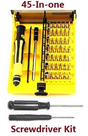 Wltoys XK A290 F16 RC Airplanes Aircraft spare parts 45-in-one A set of boutique screwdriver + 2*corss screwdriver set