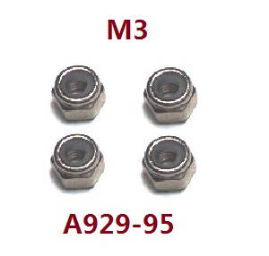 Wltoys A929 RC Car spare parts todayrc toys listing M3 nuts A929-95 - Click Image to Close
