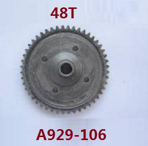 Wltoys A929 RC Car spare parts todayrc toys listing 48T reduction gear A929-106