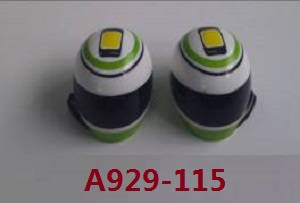 Wltoys A929 RC Car spare parts todayrc toys listing green head A929-115 - Click Image to Close