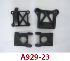 Wltoys A929 RC Car spare parts todayrc toys listing middle differential mount and upper cover, steering mount press plate A929-23
