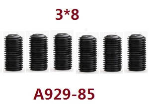 Wltoys A929 RC Car spare parts todayrc toys listing machine screws 3*8 A929-85 - Click Image to Close