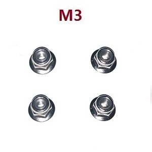 Wltoys A949 Wltoys 184012 XKS WL Tech XK RC Car spare parts todayrc toys listing M3 flange nuts for fixed the wheels A959-B-24