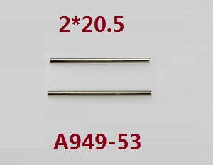 Wltoys A949 Wltoys 184012 XKS WL Tech XK RC Car spare parts todayrc toys listing steering shaft 2*20.5 A949-53 - Click Image to Close