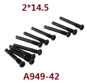 Wltoys A949 Wltoys 184012 XKS WL Tech XK RC Car spare parts todayrc toys listing screws 2*14.5 A949-42