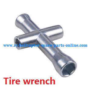 Wltoys A959 A959-A A959-B RC Car spare parts todayrc toys listing tire wrench (Metal)