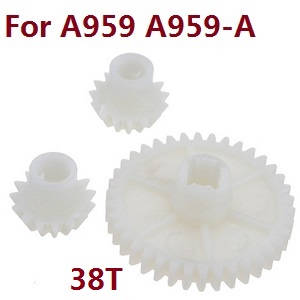 Wltoys A959 A959-A A959-B RC Car spare parts todayrc toys listing Reduction gear + driving gear (Plastic) for A959 A959-A - Click Image to Close