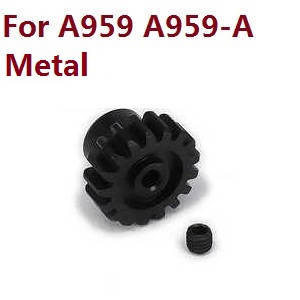 Wltoys A959 A959-A A959-B RC Car spare parts todayrc toys listing metal gear on the motor (For A959 A959-A) - Click Image to Close