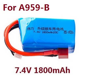 Wltoys A959 A959-A A959-B RC Car spare parts todayrc toys listing 7.4V 1800mAh battery for A959-B