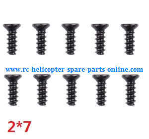 Wltoys A959 A959-A A959-B RC Car spare parts todayrc toys listing screws 2*7 10pcs