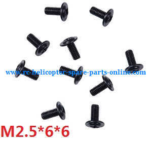 Wltoys A959 A959-A A959-B RC Car spare parts todayrc toys listing screws M2.5*6*6 10pcs