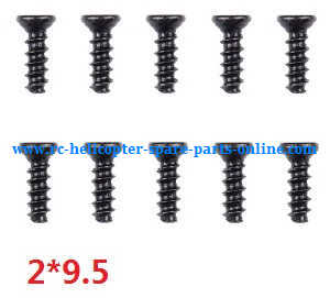 Wltoys A959 A959-A A959-B RC Car spare parts todayrc toys listing screws 2*9.5 10pcs