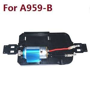 Wltoys A959 A959-A A959-B RC Car spare parts todayrc toys listing bottom board with main motor set (Assembled) For A959-B - Click Image to Close