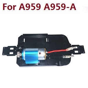 Wltoys A959 A959-A A959-B RC Car spare parts todayrc toys listing bottom board with main motor set (Assembled) For A959 A959-A - Click Image to Close