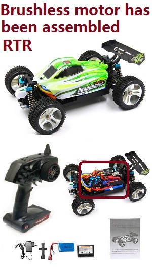 Wltoys A959-B RC car upgrade to brushlless motor version, (Assembled) RTR.