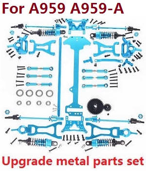 Wltoys A959 A959-A A959-B RC Car spare parts todayrc toys listing upgrade metal parts (For A959 A959-A)