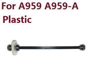 Wltoys A959 A959-A A959-B RC Car spare parts todayrc toys listing central drive shaft + gears + bearings (Assembled) plastic for A959 A959-A - Click Image to Close