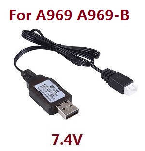 Wltoys A969 A969-A A969-B RC Car spare parts todayrc toys listing USB charger wire 7.4V