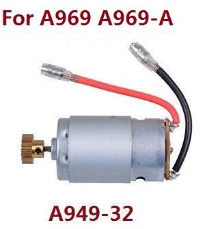 Wltoys A969 A969-A A969-B RC Car spare parts todayrc toys listing 390 main motor (For A969 A969-A) - Click Image to Close