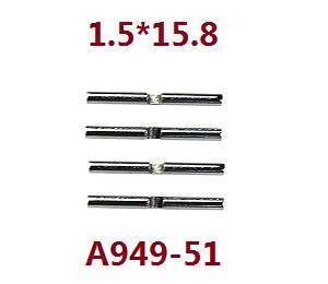 Wltoys A969 A969-A A969-B RC Car spare parts todayrc toys listing differential small metal bar shaft 1.5*15.8 A949-51