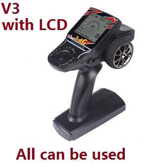 Wltoys A969 A969-A A969-B RC Car spare parts todayrc toys listing transmitter (V3 with LCD) all can be used