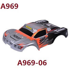Wltoys A969 A969-A A969-B RC Car spare parts todayrc toys listing orange car shell A969-06