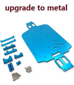 Wltoys A969 A969-A A969-B RC Car spare parts todayrc toys listing bottom board with small fixed parts set (Metal)