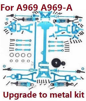 Wltoys A969 A969-A A969-B RC Car spare parts todayrc toys listing upgrade to metal kit (For A969 A969-A)