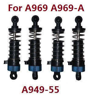 Wltoys A969 A969-A A969-B RC Car spare parts todayrc toys listing shock absorber (For A969 A969-A) A949-55 - Click Image to Close