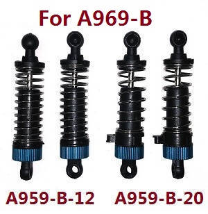 Wltoys A969 A969-A A969-B RC Car spare parts todayrc toys listing shock absorber (For A969-B) A959-B-12 A959-B-20